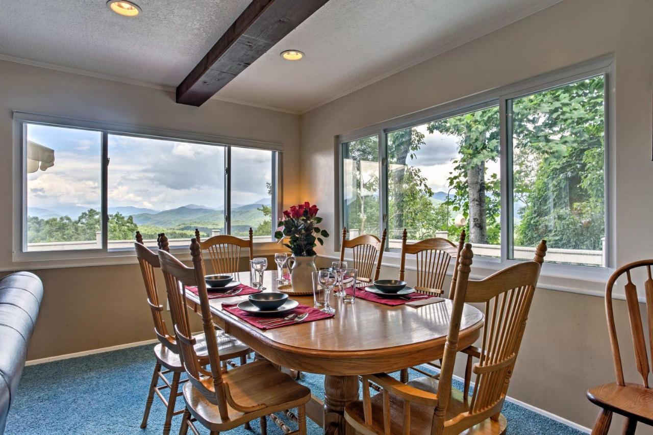 Secluded Mountain Home With Stunning Views And Deck! Bryson City Eksteriør billede